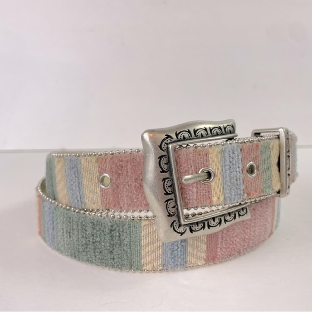 Vintage 80s Multicolored Tapestryβ Belt